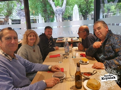 Cena de fin de curso en Guadarrama.