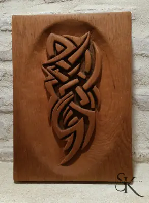 Relieve de un nudo entrelazado